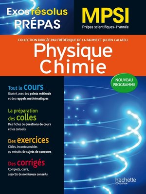 cover image of Exos Résolus--Prépas Physique-Chimie MPSI